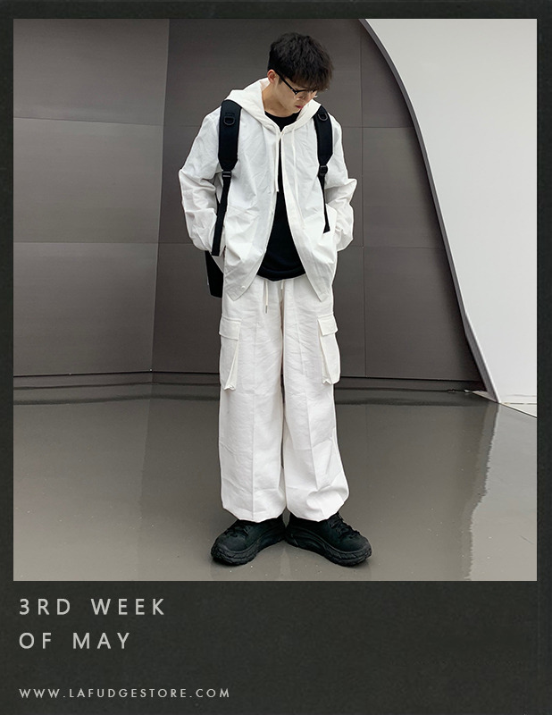 [SET] Lino Linen Ordinary Hood Shirt Set Up_White김태형