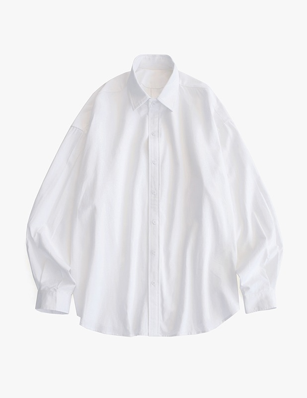 [여름원단]City Boy Big Over Linen Shirt_Cream