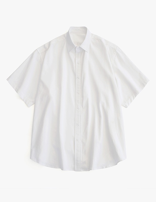 [여름원단]City Boy Big Over Linen 1/2 Shirt_Cream