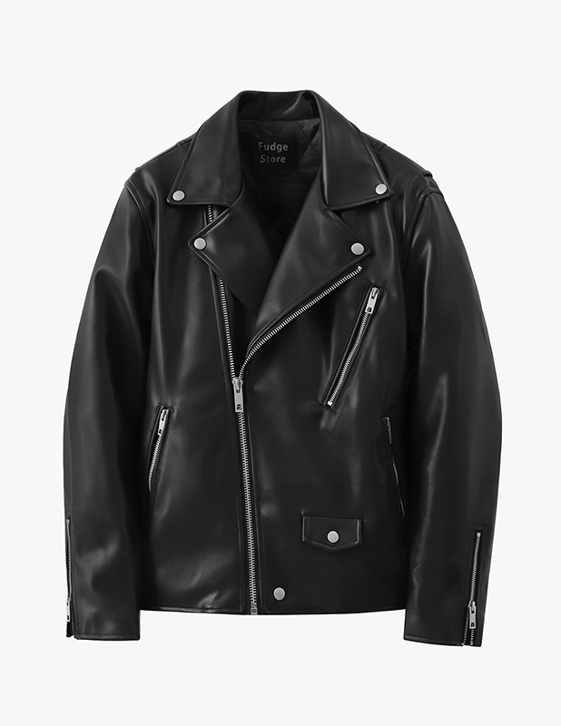 Buffing Leather Rider Jacket