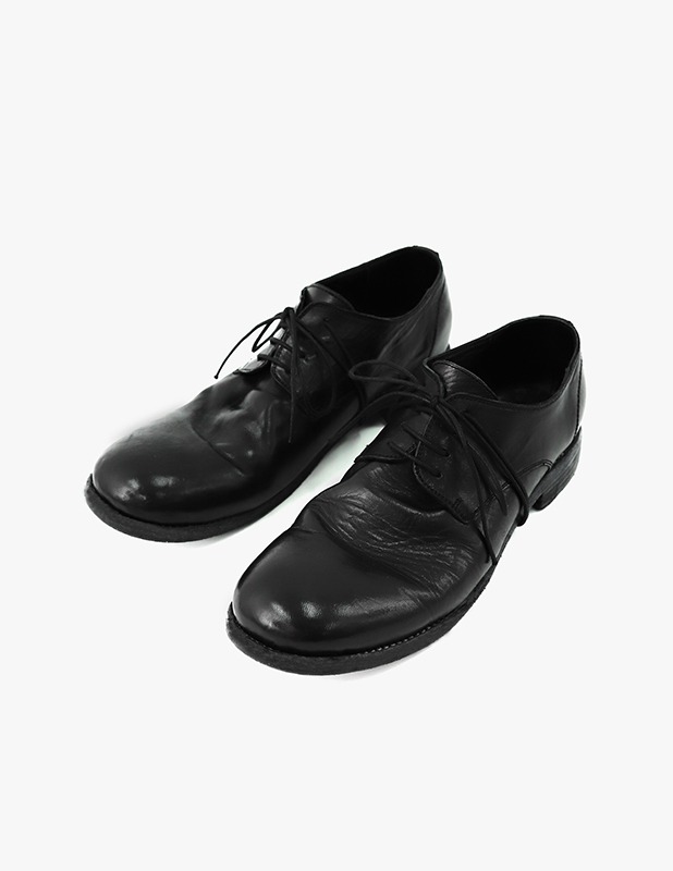 Cordovan Classic Plain Shoes_Black