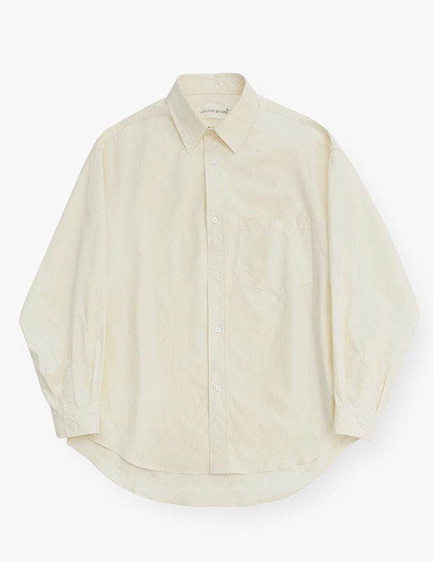 Ordinary Overfit Cotton Shirt_Lemon