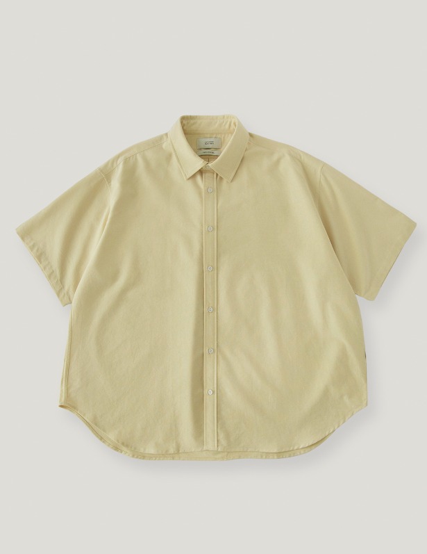 Cityboy Bigover Oxford Half Shirts_Sunny Yellow