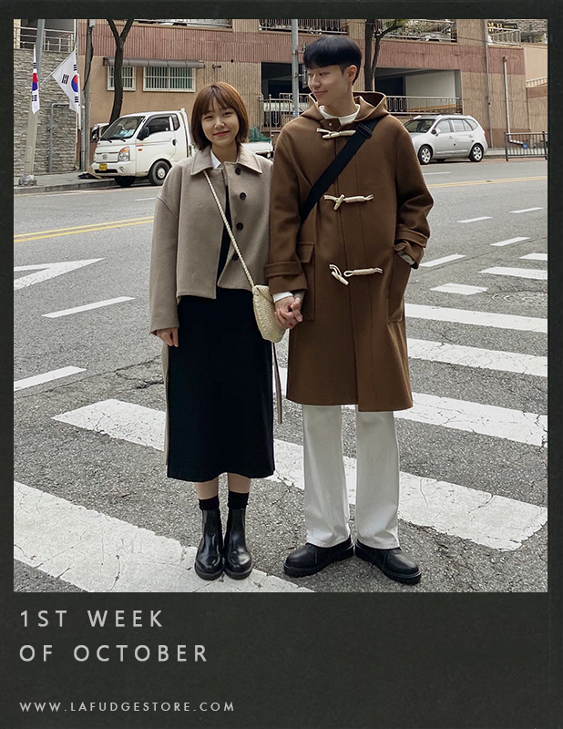 Wool Rich Over Size Duffle Coat_Sienna이현무