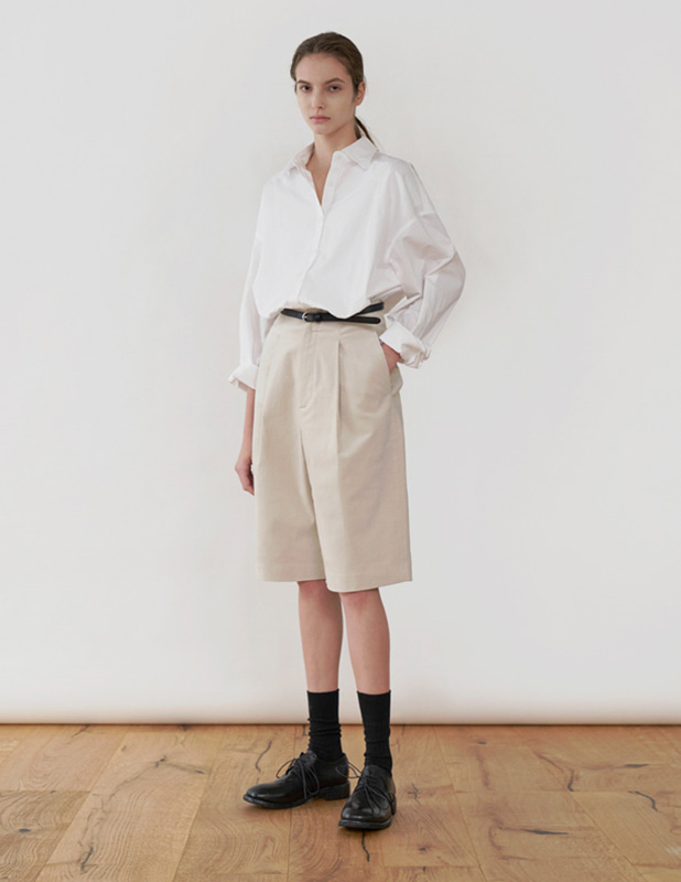 [Woman]Overfit French Shirt_Off White
