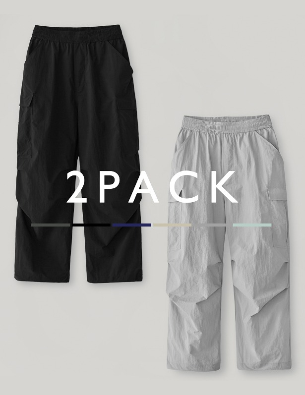[PACKAGE][Summer Ver.]Light Weather Wide Cargo Parasuit Pants_6Color
